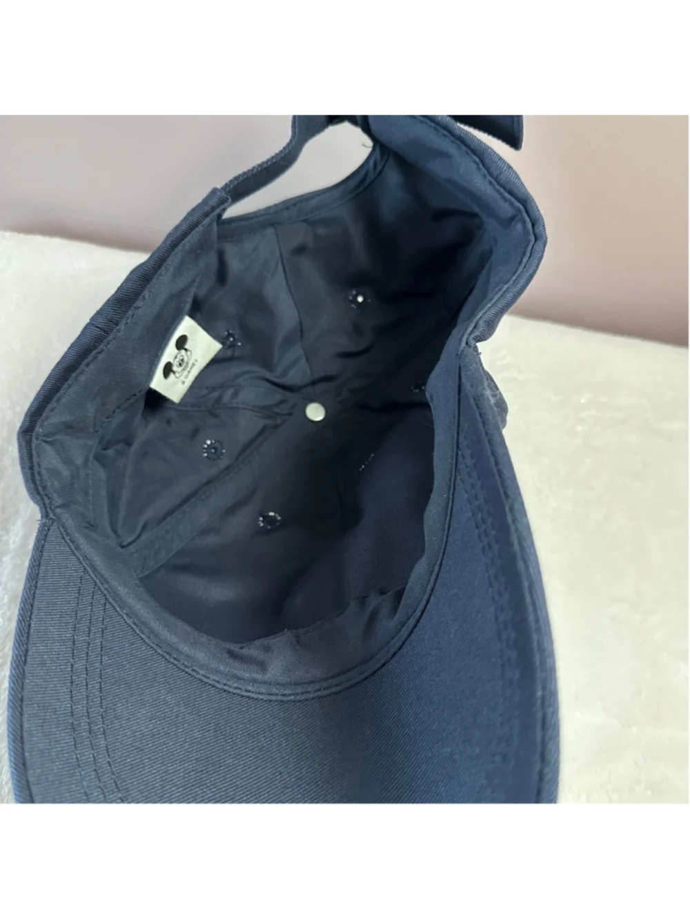 Disney Mickey Mouse Baseball Cap Navy Walt Disney World Adjustable Hat